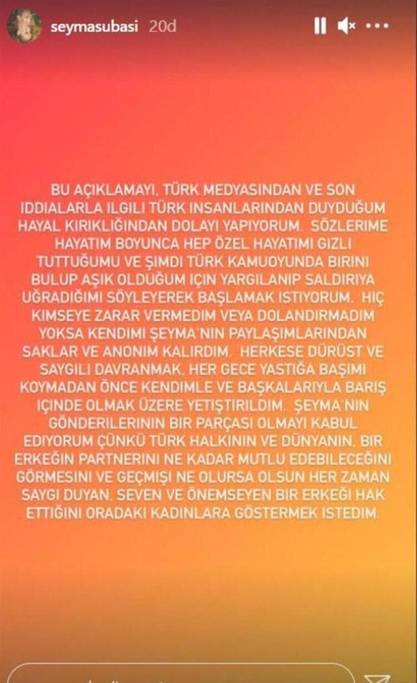 Şeyma Subaşı'nın sevgilisi hakkında şok gerçek!