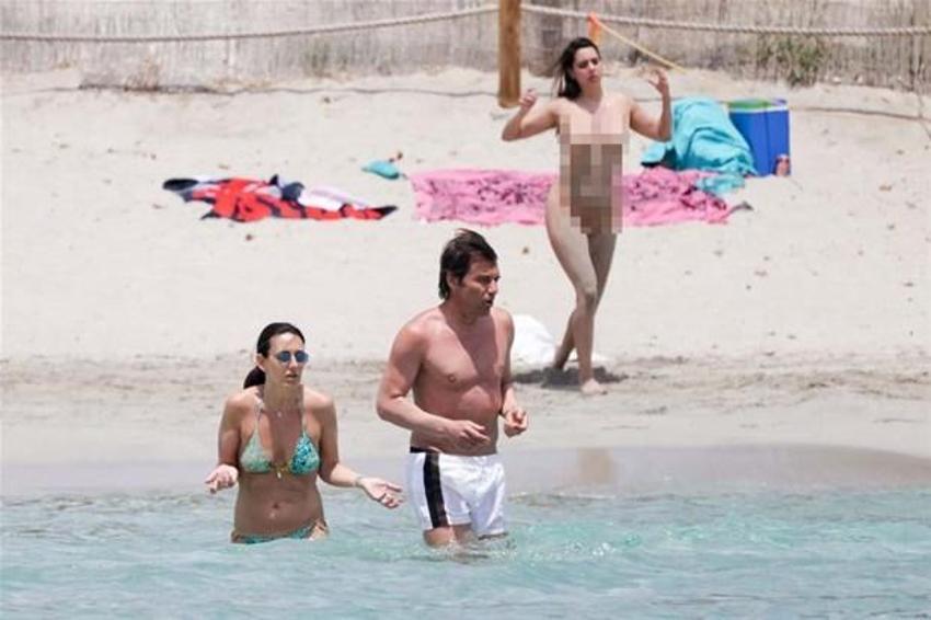 Antonio Conte, çıplak kadını görünce şaşkına döndü!