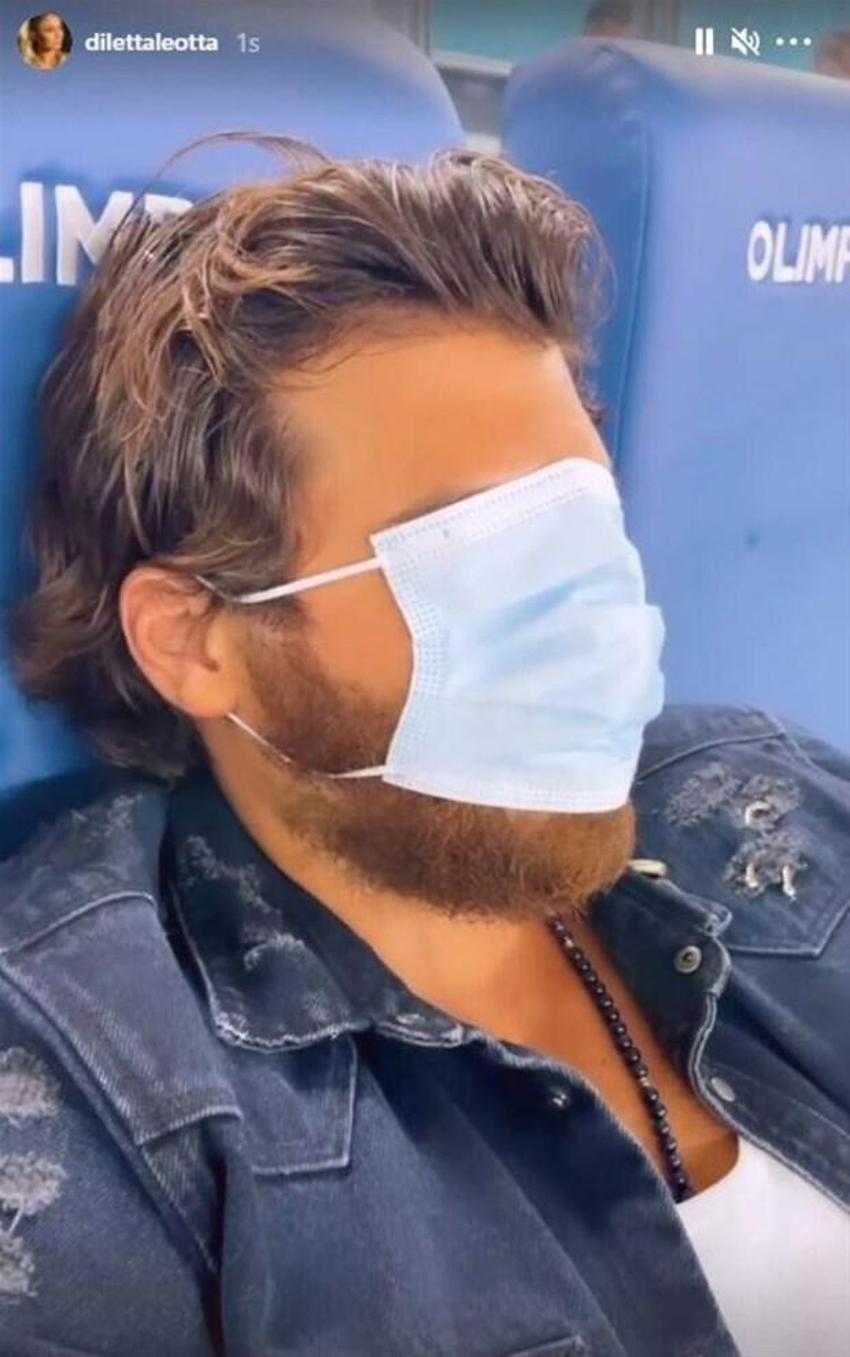 Diletta Leotta ve Can Yaman Türkiye - İtalya maçına damga vurdular!