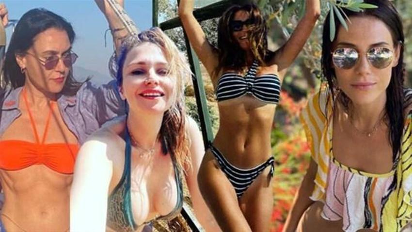 Eda Taşpınar, Güzide Duran, Şevval Sam, Cansu Dere... Resmen plajları salladılar