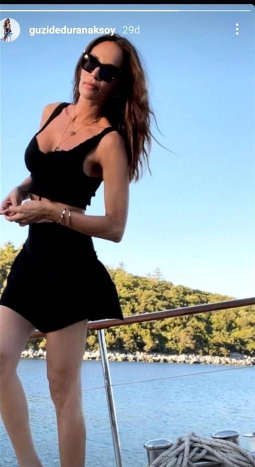 40 yaşındaki Güzide Duran bikinili pozlarıyla gençlere taş çıkarttı!