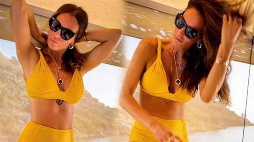 40 yaşındaki Güzide Duran bikinili pozlarıyla gençlere taş çıkarttı!