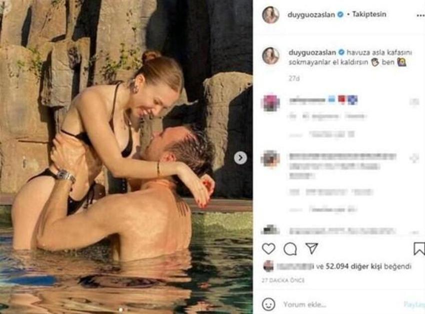 Duygu Özaslan'dan cesur pozlar!