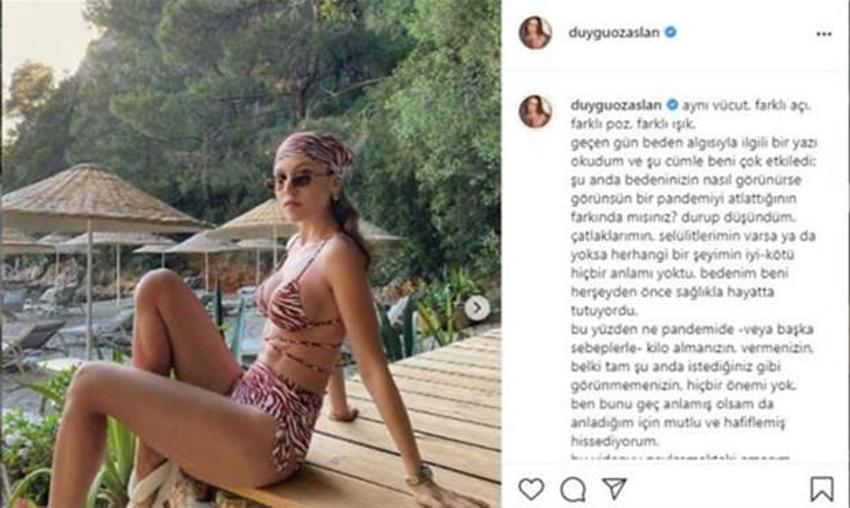 Duygu Özaslan'dan cesur pozlar!