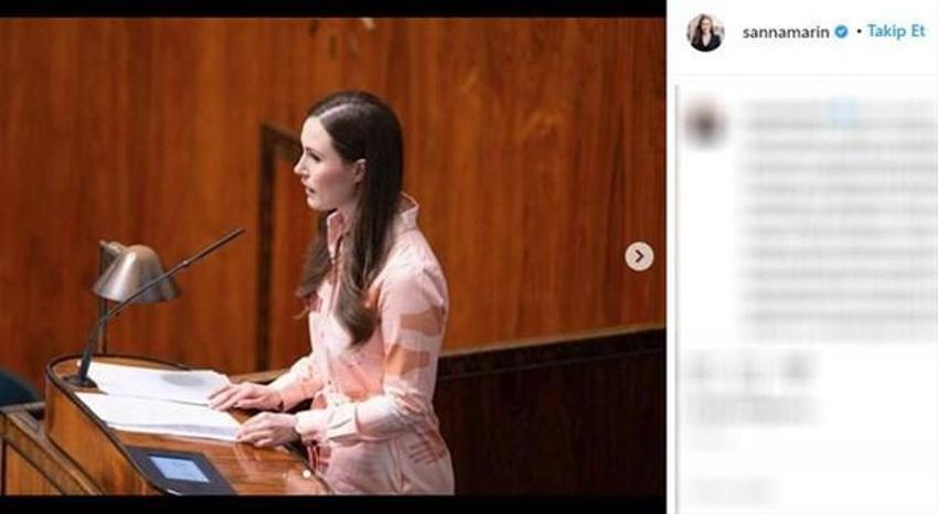 Finlandiya Başbakanı Sanna Marin dünyada yine gündem oldu! Cesur pozlar ve göğüs dekoltesinden sonra...