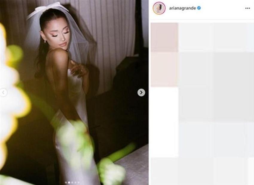 Ariana Grande'nin düğün fotoğrafları ortaya çıktı!