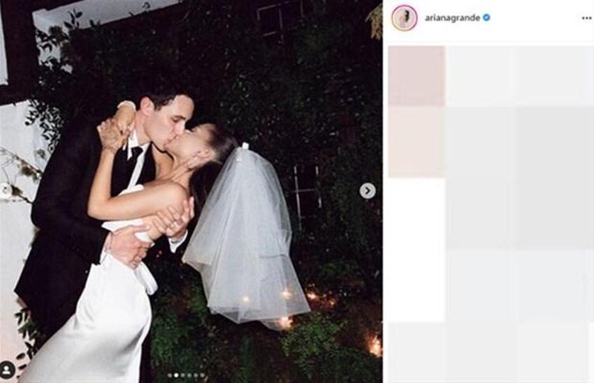 Ariana Grande'nin düğün fotoğrafları ortaya çıktı!