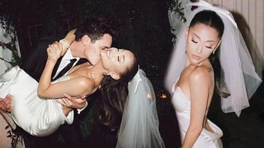 Ariana Grande'nin düğün fotoğrafları ortaya çıktı!
