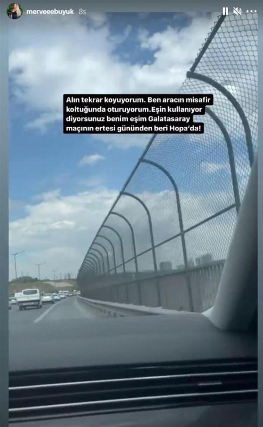 Adem Büyük'ün eşi Merve Büyük'ten büyük tepki! Çakarlı araç videosu gündem olunca...