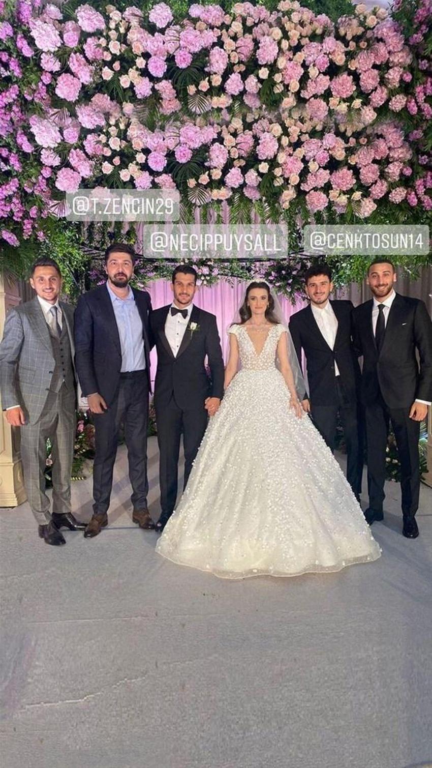 Beşiktaşlı Necip Uysal, Nur Beşkardeşler ile evlendi!
