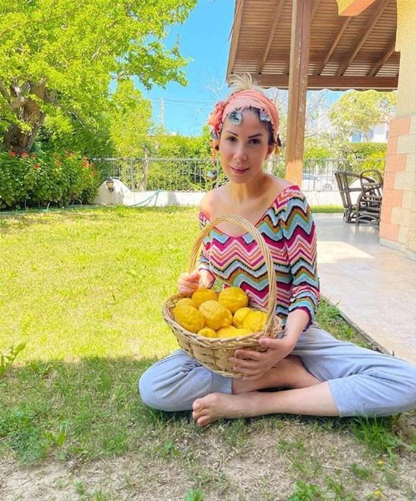 Tuğba Özerk doğayla baş başa!