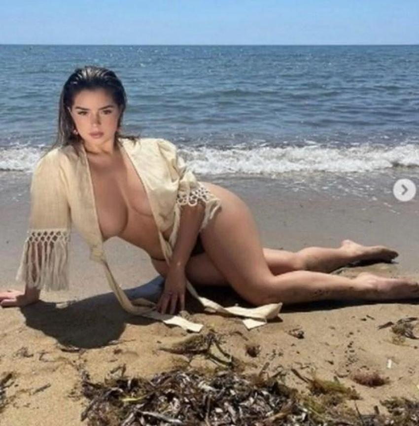 Demi Rose yine iddialı pozlar verdi!