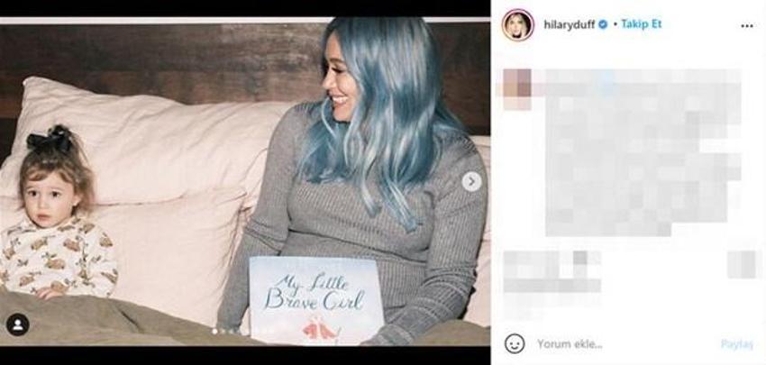 Hilary Duff'tan doğum itirafı: Oğlum görsün istedim