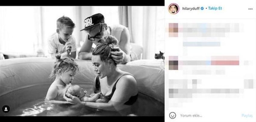 Hilary Duff'tan doğum itirafı: Oğlum görsün istedim