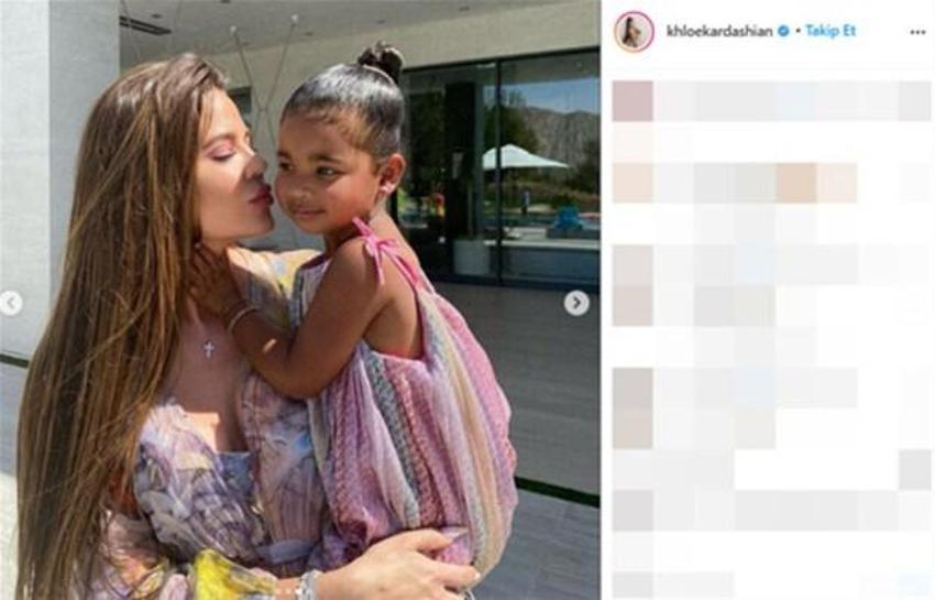 Khloe Kardashian'dan kızı için lüks parti!
