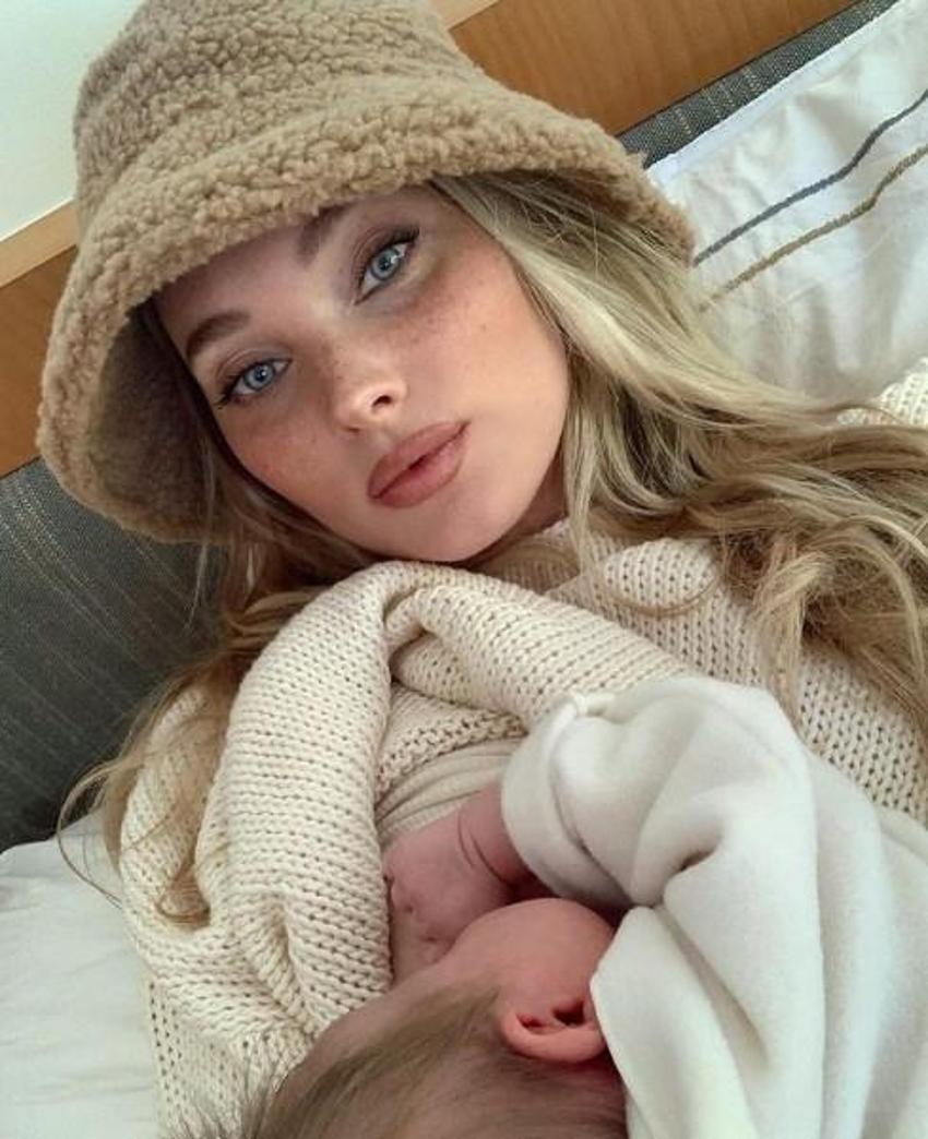 Emzirme pozları çok konuşulan Elsa Hosk'tan yanıt geldi!