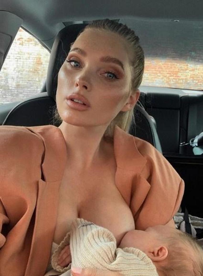 Emzirme pozları çok konuşulan Elsa Hosk'tan yanıt geldi!