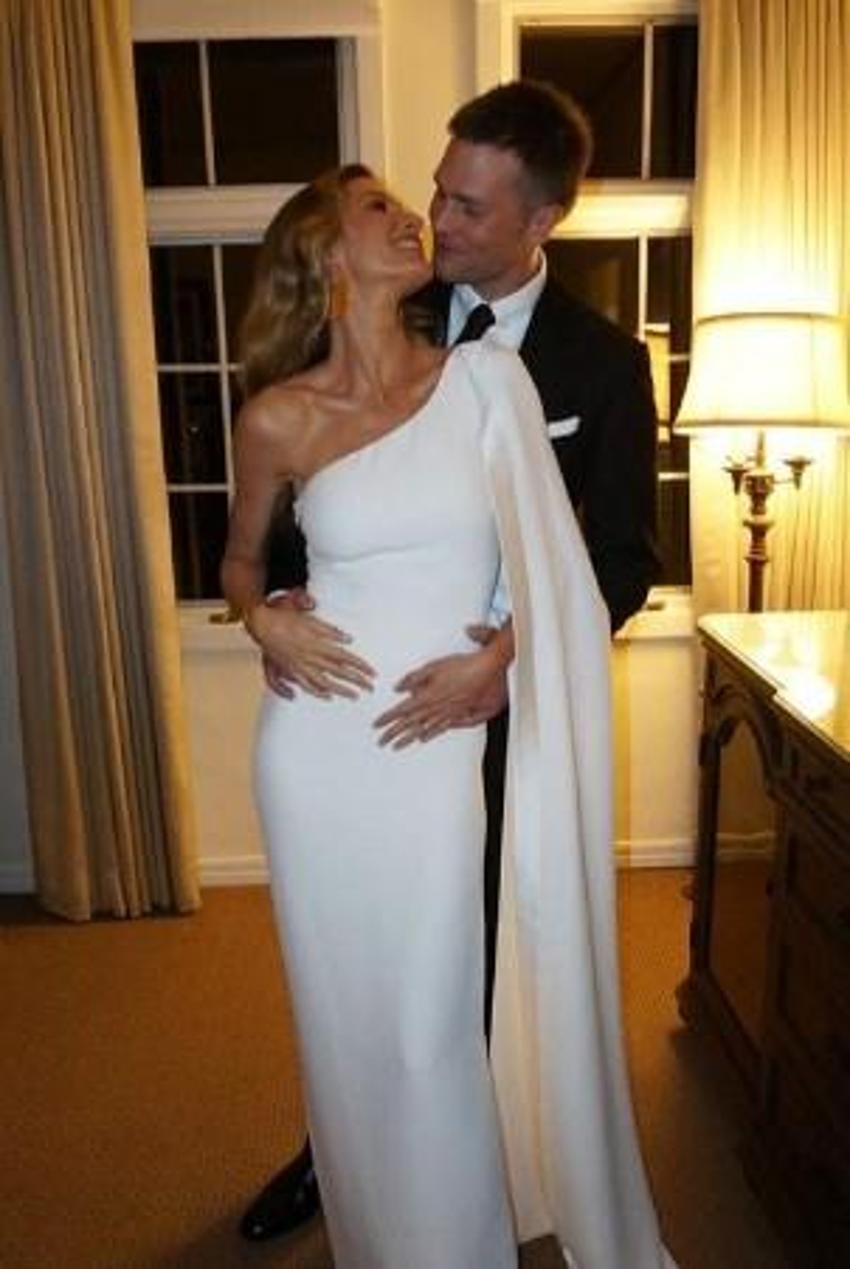 Gisele Bündchen-Tom Brady çiftinden romantik kutlama!