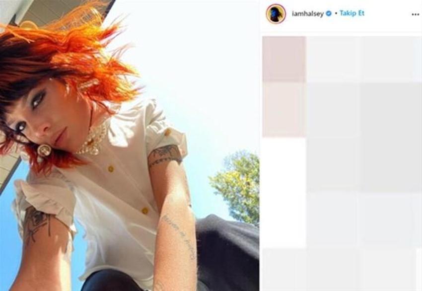 Halsey'den yeni hamilelik pozu