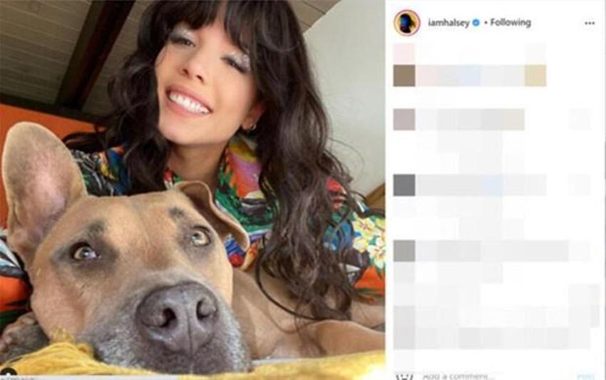Halsey'den yeni hamilelik pozu