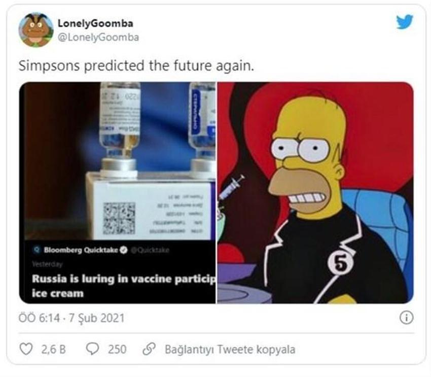 Simpsonlar'dan şok tahmin! Dünyanın ağzı açık kaldı: 1993'te...