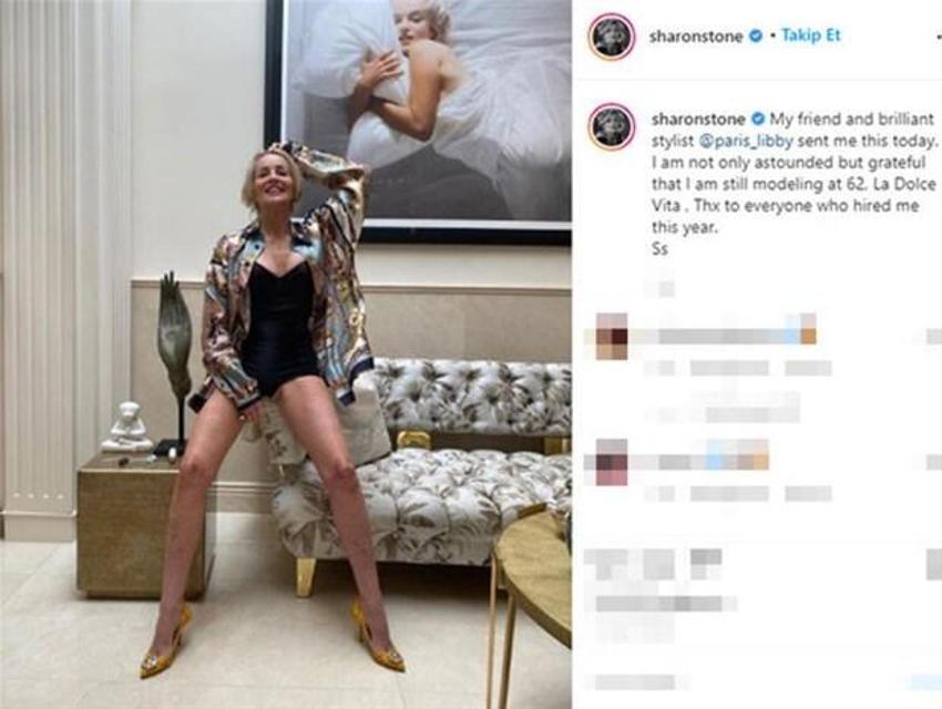 Sharon Stone son paylaşımıyla kafa karıştırdı!