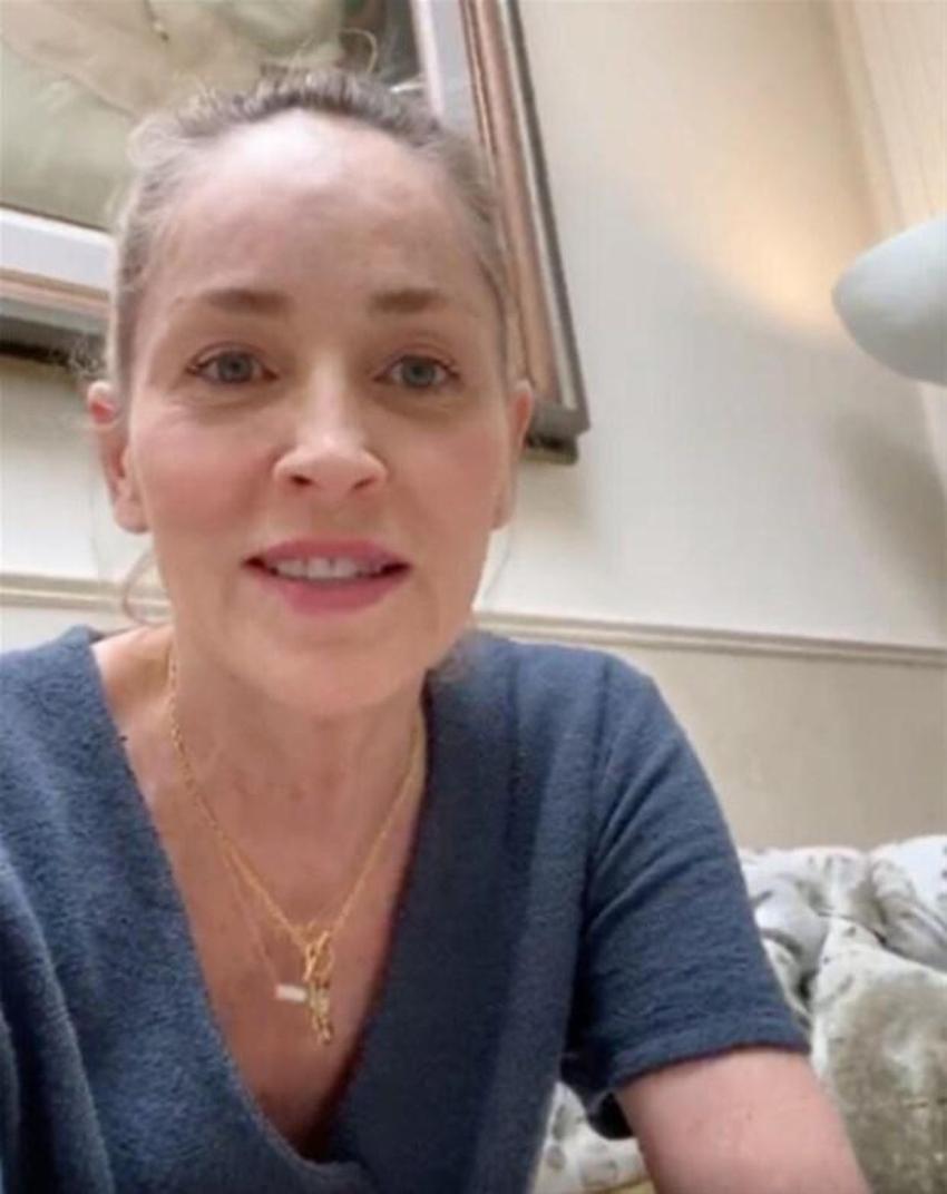 Sharon Stone son paylaşımıyla kafa karıştırdı!