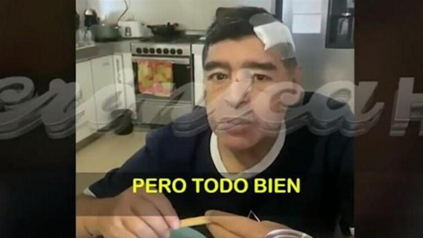 Diego Armando Maradona'nın son görüntüsü ortaya çıktı! Sevenlerini üzen sözler...