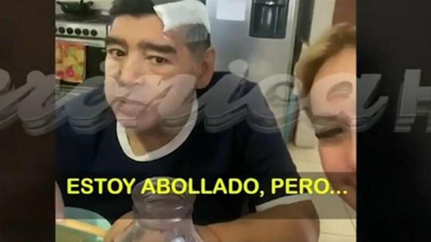 Diego Armando Maradona'nın son görüntüsü ortaya çıktı! Sevenlerini üzen sözler...