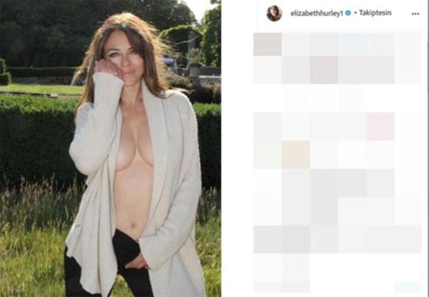 Elizabeth Hurley dayanamadı! Eleştirilere yanıt verdi