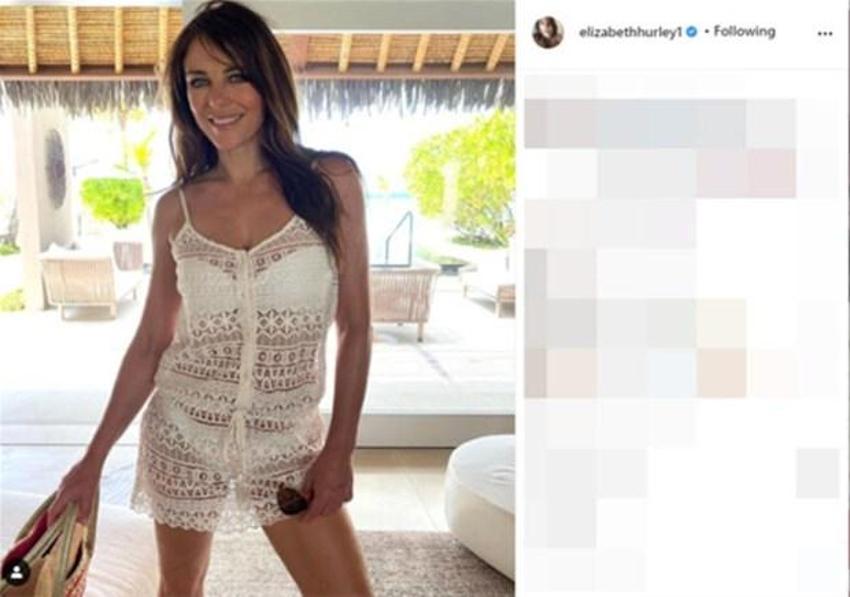 Elizabeth Hurley dayanamadı! Eleştirilere yanıt verdi