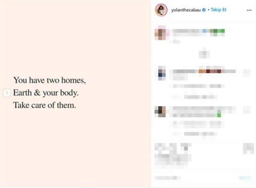 Yolanthe Cabau bikinili pozlarıyla olay yarattı!