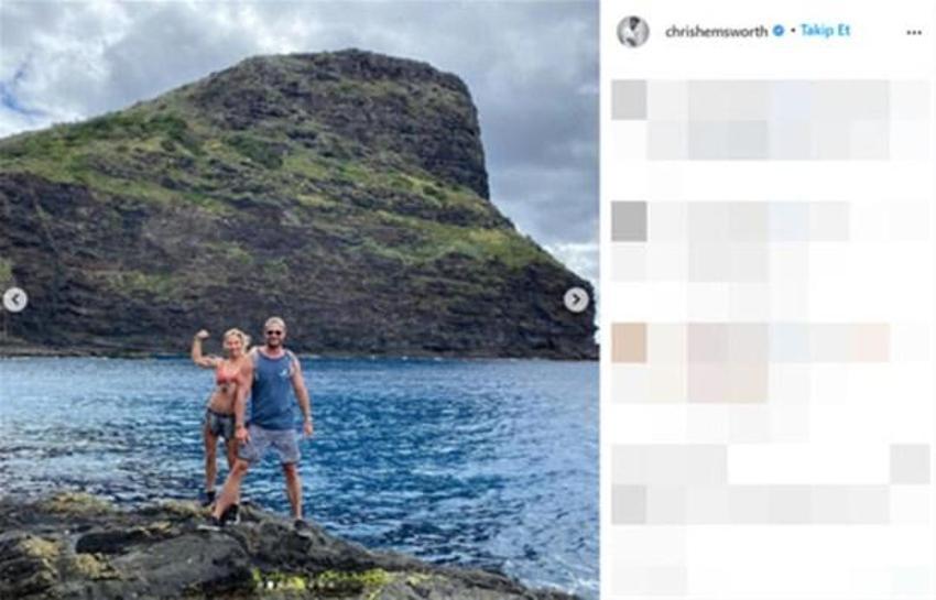 "Chris Hemsworth'un karın kaslarını uzaydan bile görebilirsiniz"