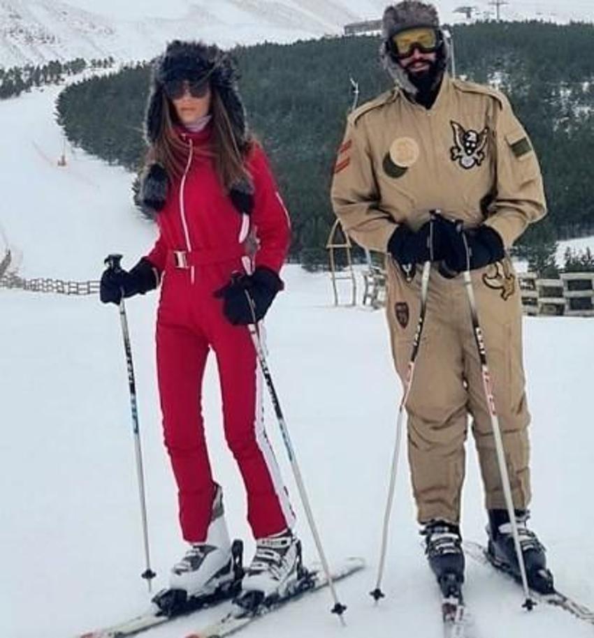 'Ameliyat olmazsam yaza çıkmazmışım' diyen Seren Serengil kayağa gitti!