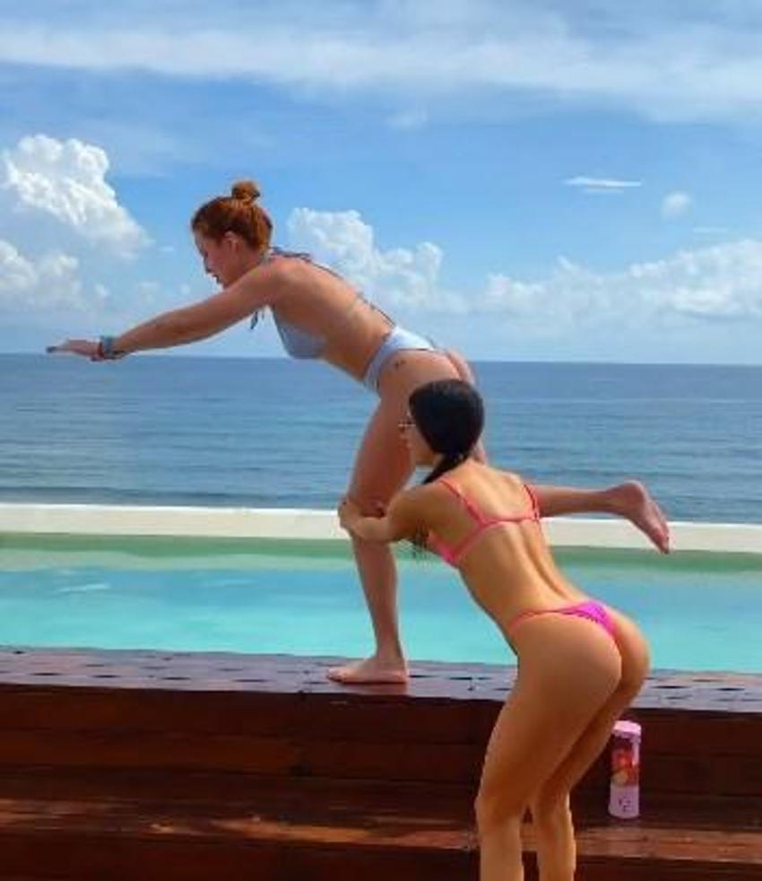 Bella Thorne ve Jen Selter eğlenceli anlar yaşadı!