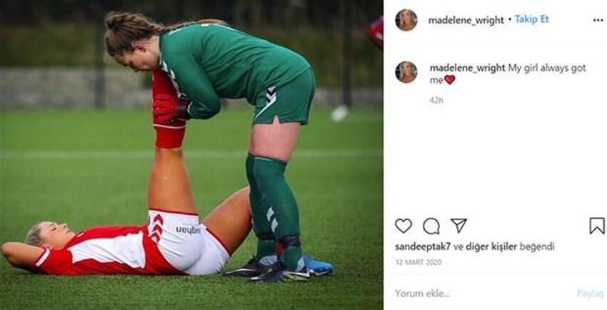 Madelene Wrigh'tan cesur pozlar!