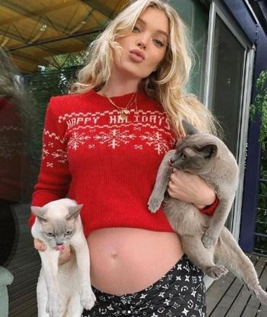 Elsa Hosk: Doğumdan birkaç hafta önce...