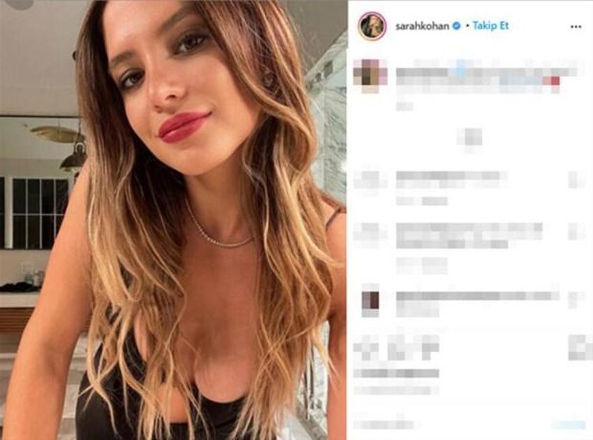 Javier Hernández'in eşi Sarah Kohan'dan üstsüz poz!