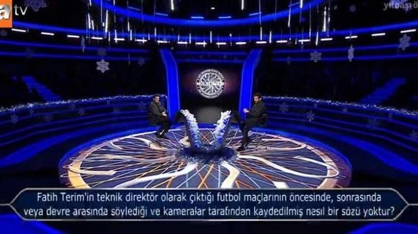 Kim Milyoner Olmak İster'de çok konuşulan Fatih Terim sorusu! Kenan İmirzalıoğlu ve Burak Kut'u güldüren anlar