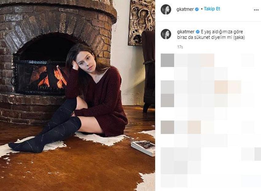 Masumlar Apartmanı'nın Neriman'ı Gizem Katmer sosyal medyada ilgi odağı oldu! Doğum gününü böyle kutladı...