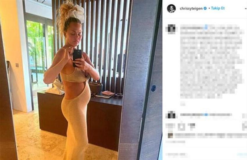 Chrissy Teigen'den duygusal paylaşım! 'Maalesef bir daha hamile kalamayacağım!'