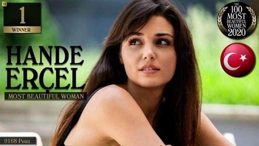 2020'nin en güzel kadını belli oldu! Hande Erçel...