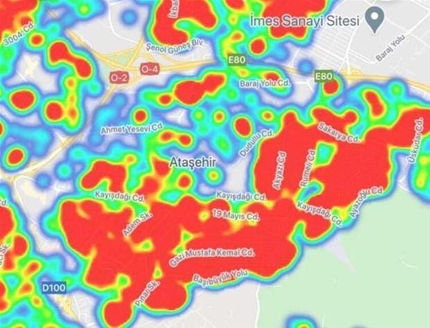 Koronavirüs mutasyon haberlerinden sonra son durum! İşte İstanbul'da ilçe ilçe koronavirüs haritası...