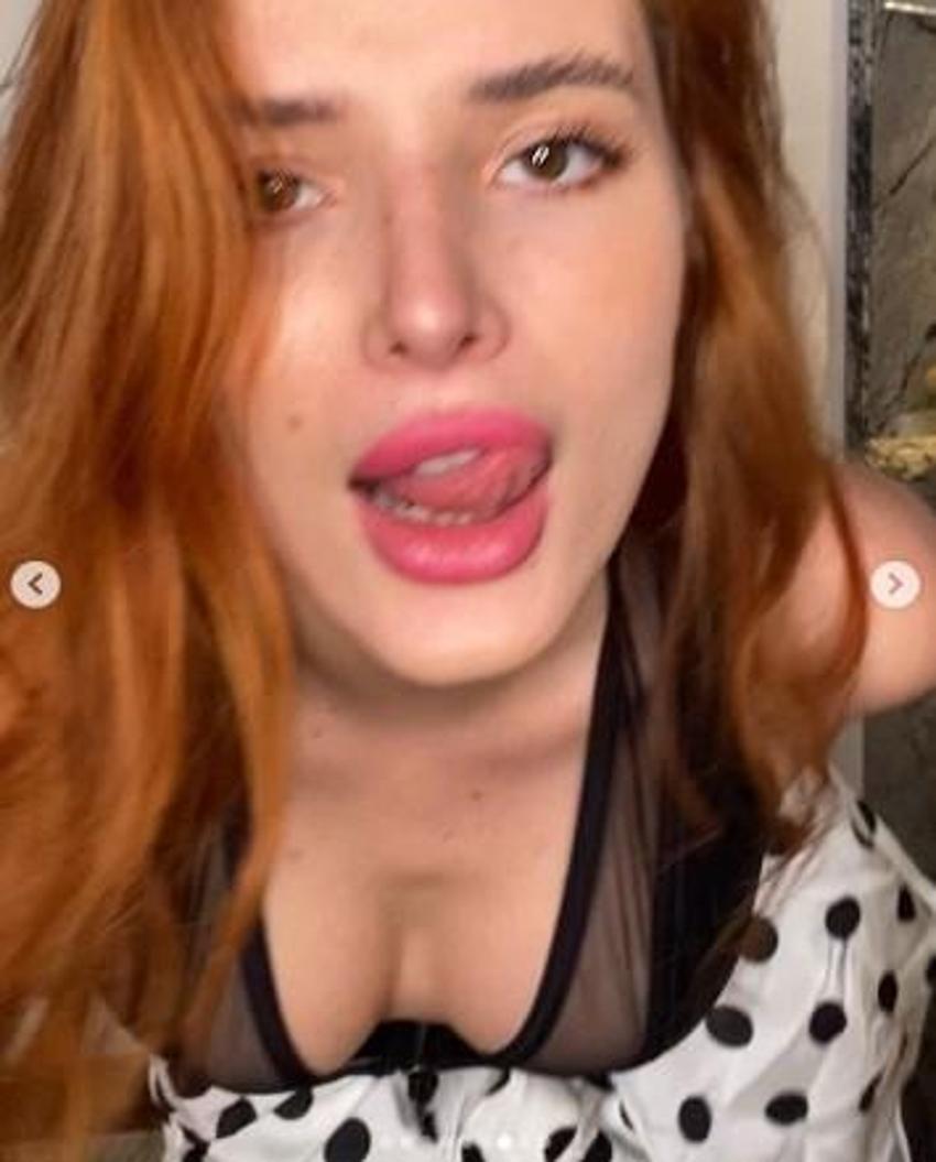 Bella Thorne iç çamaşırlı pozlarıyla Instagram'ı salladı!