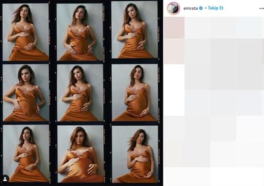 Emily'den ayna karşısında çıplak poz!