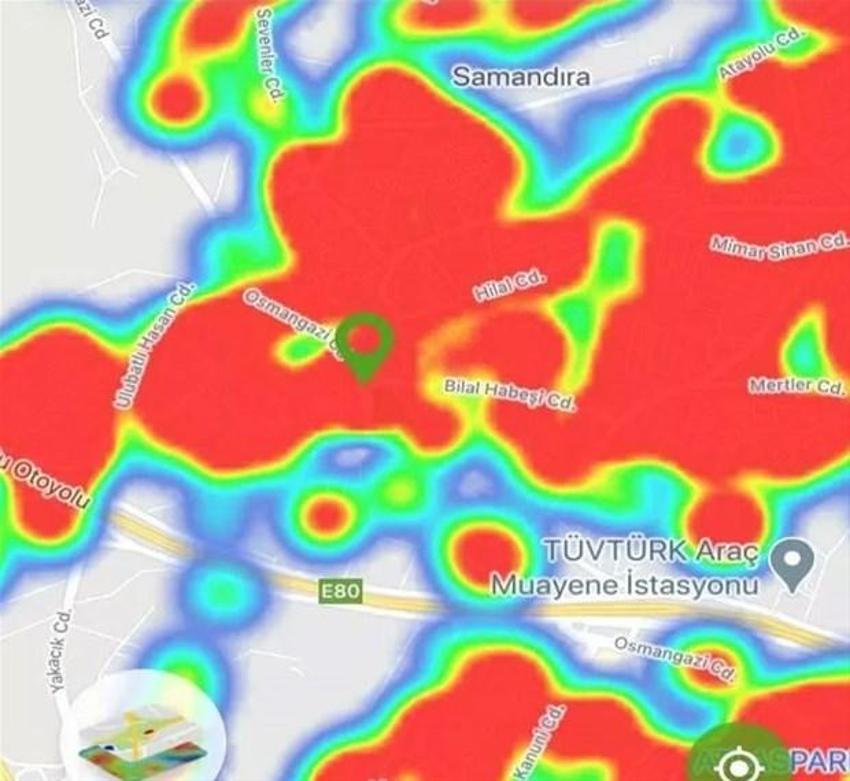 Koronavirüs haritası korku salıyor! Nüfusu 23 ilden fazla olan ilçede esnaf isyan etti...