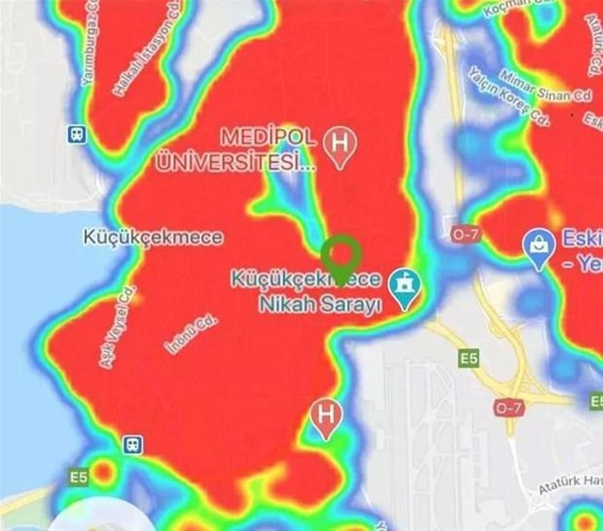 Koronavirüs haritası korku salıyor! Nüfusu 23 ilden fazla olan ilçede esnaf isyan etti...