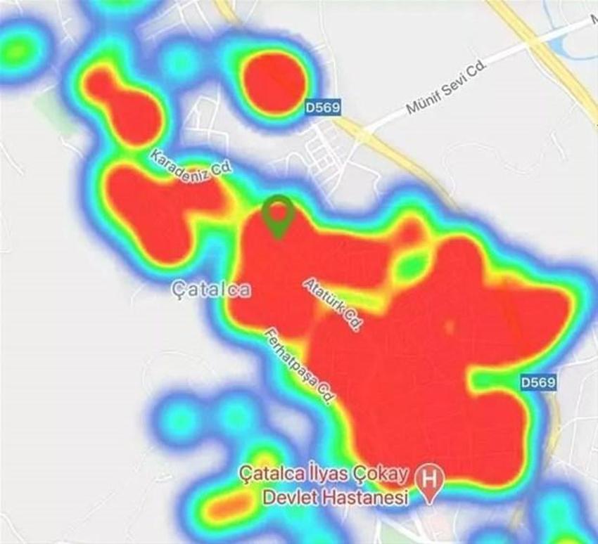 Koronavirüs haritası korku salıyor! Nüfusu 23 ilden fazla olan ilçede esnaf isyan etti...