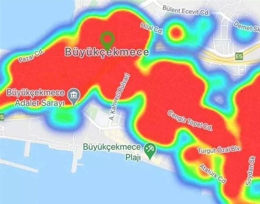 Koronavirüs haritası korku salıyor! Nüfusu 23 ilden fazla olan ilçede esnaf isyan etti...