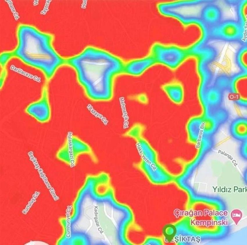 Koronavirüs haritası korku salıyor! Nüfusu 23 ilden fazla olan ilçede esnaf isyan etti...